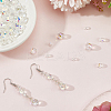 114Pcs Transparent Electroplate Glass Beads GLAA-PA0001-17E-7
