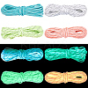 20M 4 Colors Luminous Glow in the Dark Polyester Cord AJEW-SP0004-85-1