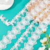2 Yards 2 Styles Bowknot Lace Edge Trim Ribbon OCOR-NB0001-39-4