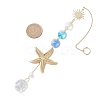 Glass Hanging Suncatchers HJEW-JM04579-02-3