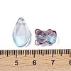 Gradient Color Transparent Glass Beads GLAA-B026-01M-3