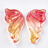 Spray Painted Glass Pendants X-GGLA-S041-01E-2