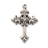 304 Stainless Steel with Rhinestone Pendants STAS-G310-36P-1