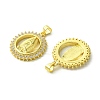 Brass Micro Pave Cubic Zirconia Pendants KK-H472-53E-G-2