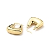 Rack Plating Brass Chunky Trapezoid Hoop Earrings for Women LS-EJEW-G288-36G-2