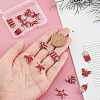 16Pcs 8 Style Rack Plating Alloy Connector Charms FIND-AR0001-64-3