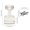 Clear Acrylic Soap Stamps DIY-WH0437-002-2