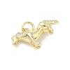 Brass Micro Pave Cubic Zirconia Pendants KK-C156-12G-2