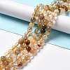 Natural Rutilated Quartz Beads Strands G-B029-B02-03-4