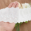 8 Yards Cotton Embroidery Flower Lace Ribbon OCOR-DR0001-04-3