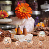 5 Sets 5 Style Round Iridescent Glass Dome Cover AJEW-DR0001-08-6