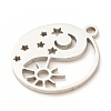 Non-Tarnish 201 Stainless Steel Pendants LS-STAS-G258-05P-4