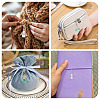 20Pcs 10 Colors Alloy & Glass Pendant Decorations PALLOY-TAC0211-7