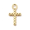 Rack Plating Brass Micro Pave Cubic Zirconia Pendants KK-P230-25G-01-2