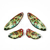Epoxy Resin Butterfly Wing Pendants FIND-N005-65C-2