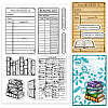 Summer Theme PVC Plastic Clear Stamps DIY-WH0631-0658-1