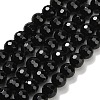 Natural Black Onyx Beads Strands X-G-C280-B01-6mm-2