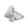 Natural Quartz Crystal Rock Crystal Pendants KK-Z066-04P-2