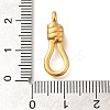 Ion Plating(IP) 304 Stainless Steel Eye Clasps for Hook Clasps STAS-I321-72G-3