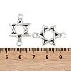Tibetan Style Alloy Connector Charms TIBE-B003-20AS-3