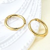 Round 304 Stainless Steel Hoop Earrings EJEW-V005-01G-01-6