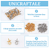 80Pcs 2 Colors 304 Stainless Steel Screw Eye Pin Peg Bails STAS-UN0056-71-5