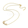 Magnetic Folding Twist Ring Cubic Zirconia Pendant Necklace LS-NJEW-F316-03G-2
