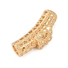 Brass Tube European Beads KK-G532-05B-G-2