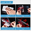 12 Sheets 12 Styles Flower Plastic Self Adhesive Car Stickers STIC-GA0001-11-3