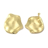 Brass Stud Earrings EJEW-R162-10G-1