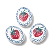 Hand Painted Oval Porcelain Beads PR-CBA03B0-01D-1