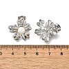 304 Stainless Steel Stud Earring Findings EJEW-F361-15P-3