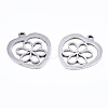 Non-Tarnish 201 Stainless Steel Pendants STAS-T044-215P-2