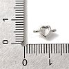 Rack Plating Brass Cubic Zirconia Heart Links Connector Charms KK-M014-01G-P-3
