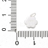 925 Sterling Silver Enamel Flower Charms STER-D300-04S-03-3