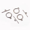 Tibetan Style Toggle Clasps TIBEP-A12208-S-FF-2