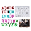 Gothic Style Letter A~Z DIY Silicone Molds DIY-P078-02-1