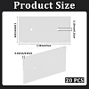 20Pcs Acrylic Earring Display Cards EDIS-CP0001-16B-2