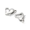 304 Stainless Steel Lobster Claw Clasps STAS-L022-518P-2