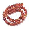 Natural Grade A Striped Agate/Banded Agate Beads Strands G-E478-03-8mm-4