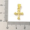 Rack Plating Brass Micro Pave Cubic Zirconia Charms KK-C074-30G-02-3