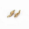 Ion Plating(IP) 304 304 Stainless Steel Charms X-STAS-N097-105LG-NR-2