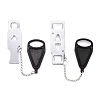 2Pcs Plastic with Metal Portable Door Lock Home Security FIND-AR0001-18B-1