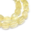 Natural Lemon Quartz Beads Strands G-O173-048-3