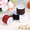 4 Rolls 4 Colors Polyester Cord OCOR-TA0002-63B-6