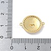 Rack Plating Brass Micro Pave Clear Cubic Zirconia Sacred Heart of Jesus Connector Charms X-KK-A234-065G-3