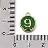 Alloy Enamel Charms ENAM-T010-07H-3