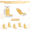 60Pcs Tibetan Style Alloy Pendants FIND-LP0001-76G-2