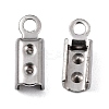 Tarnish Resistant 304 Stainless Steel Folding Crimp Ends LS-X-STAS-R065-36-2