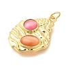 Brass Pendants KK-U040-01G-03-2